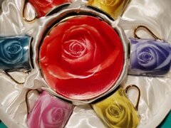 Serviciu de cafea francez, portelan fin, anii 1960